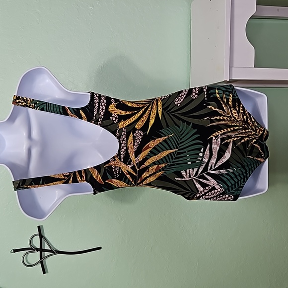 SWIM SUIT palm leaves one piece - Picture 2 of 15